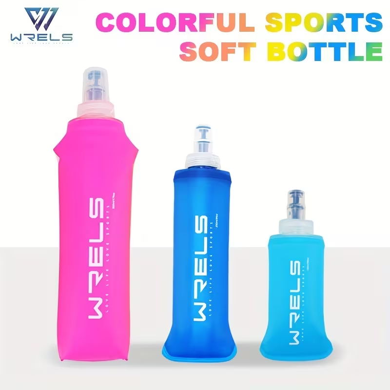 Water Bag Collapsible - WRELS 휴대용 스포츠 소프트 플라스크 BPA