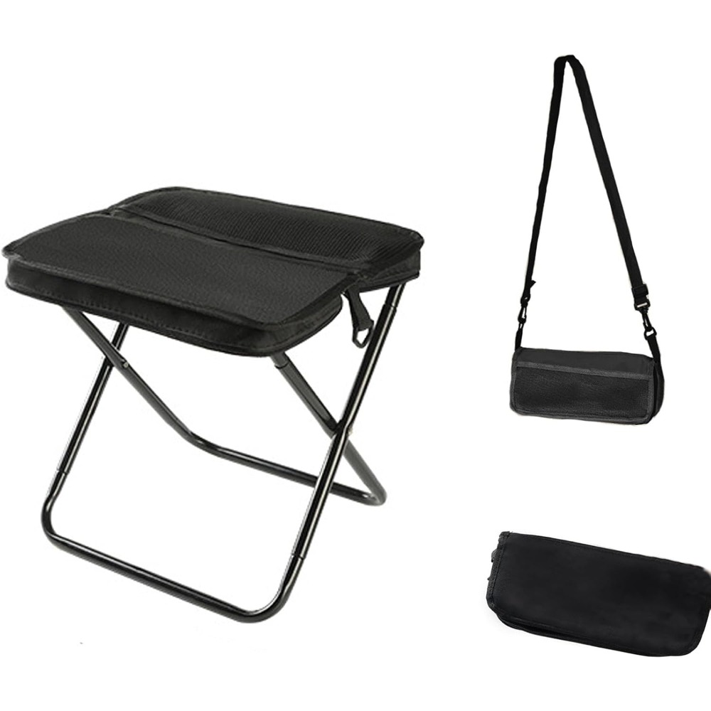 Fishing Kit Compact - 휴대용 접이식 스툴, 두 개의 수납
