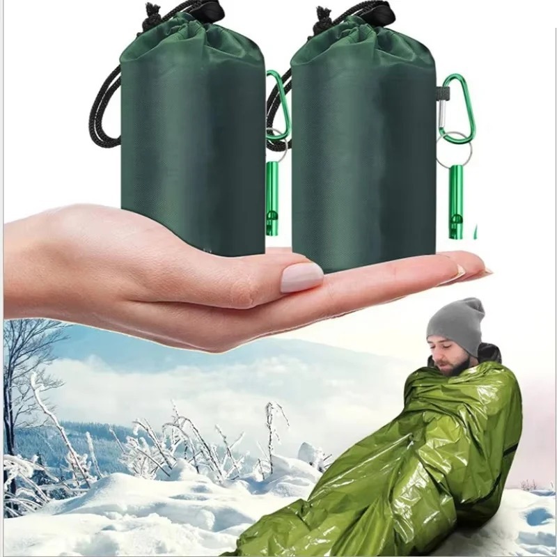 Bivy Bag Emergency - 휴대용 방수 비상 생존 침낭 하이킹