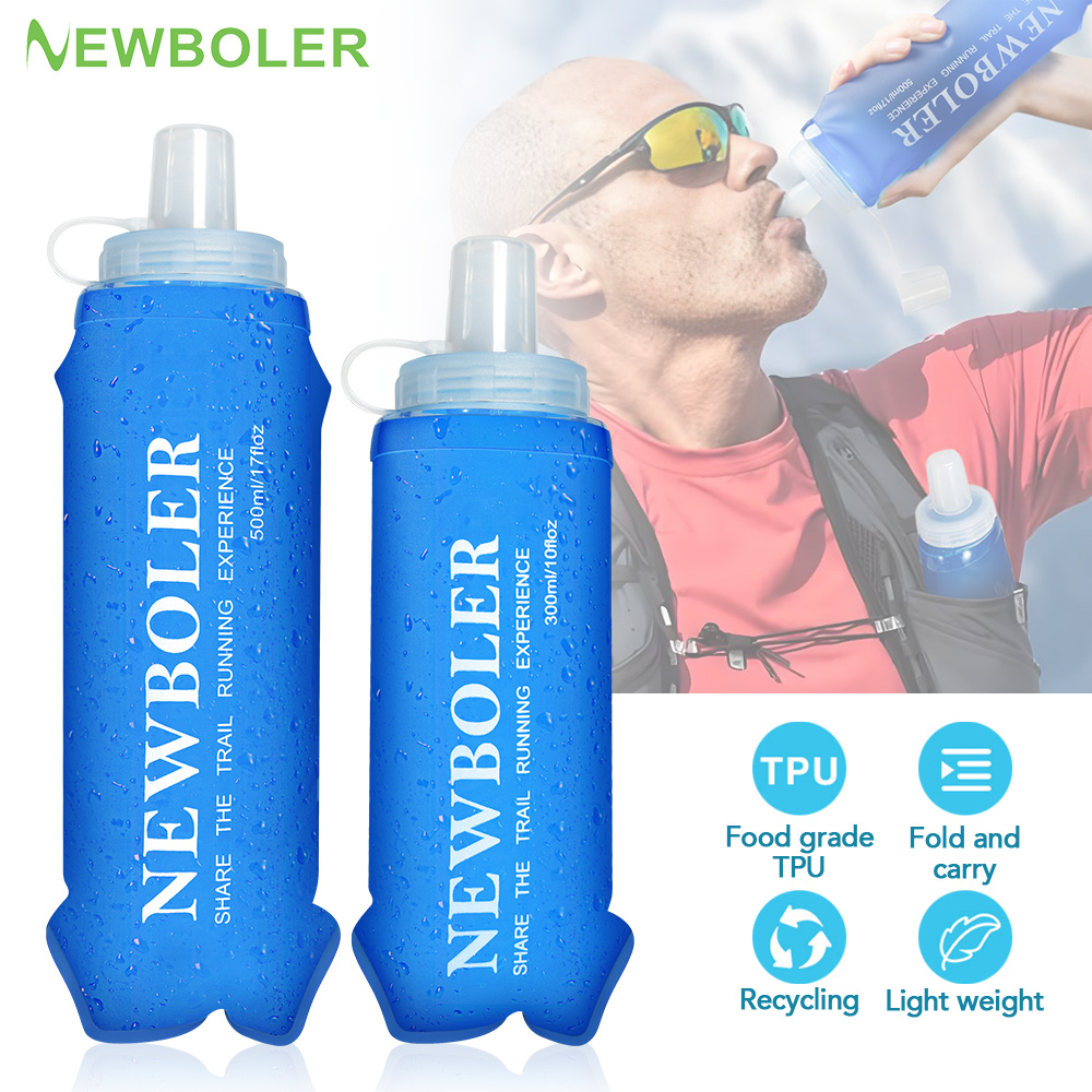 Water Bag Collapsible - NEWBOLER 300/500ML 물병 TPU 접이식 소프트
