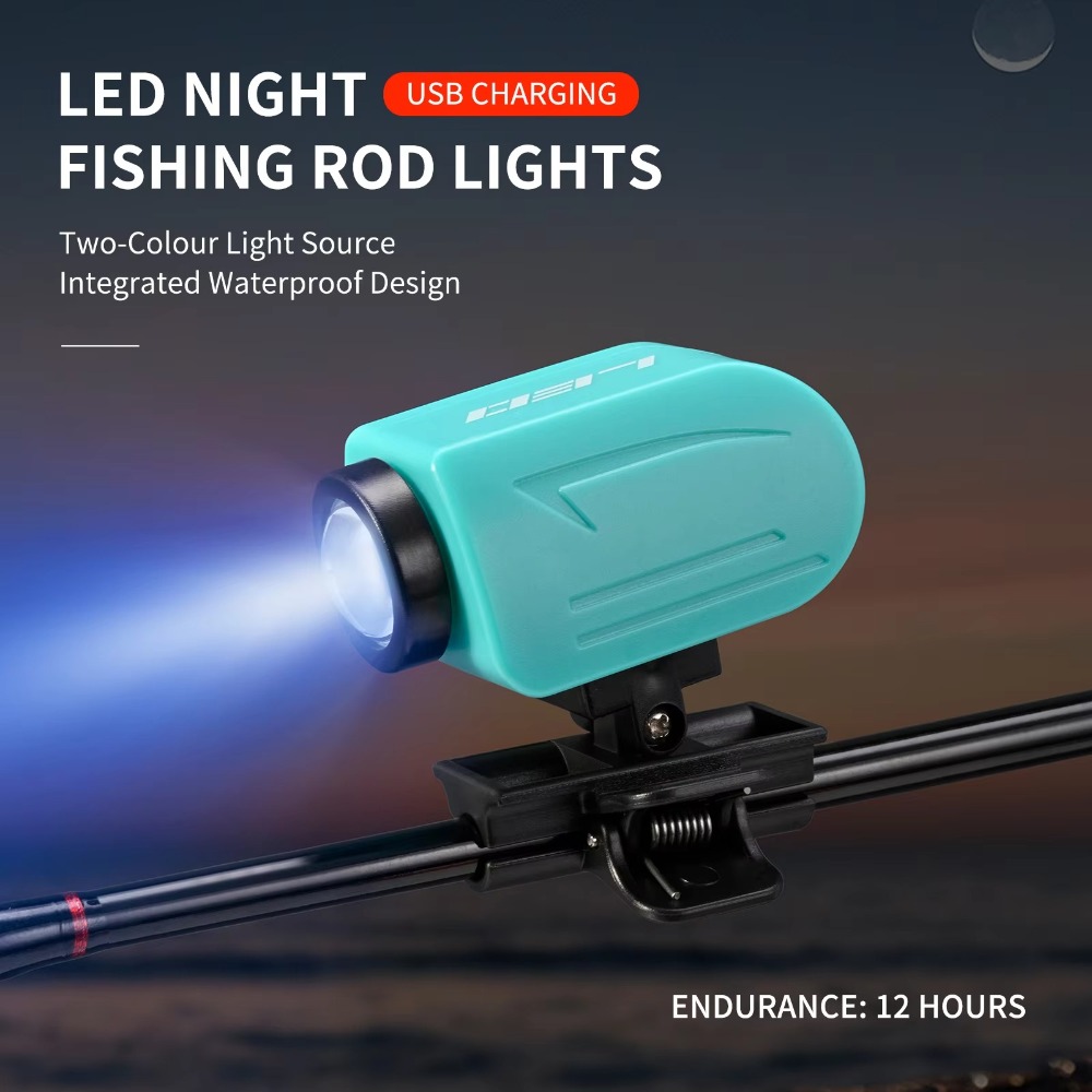 Fishing Kit Compact - LED 미니 낚싯대 손전등 진동 센서