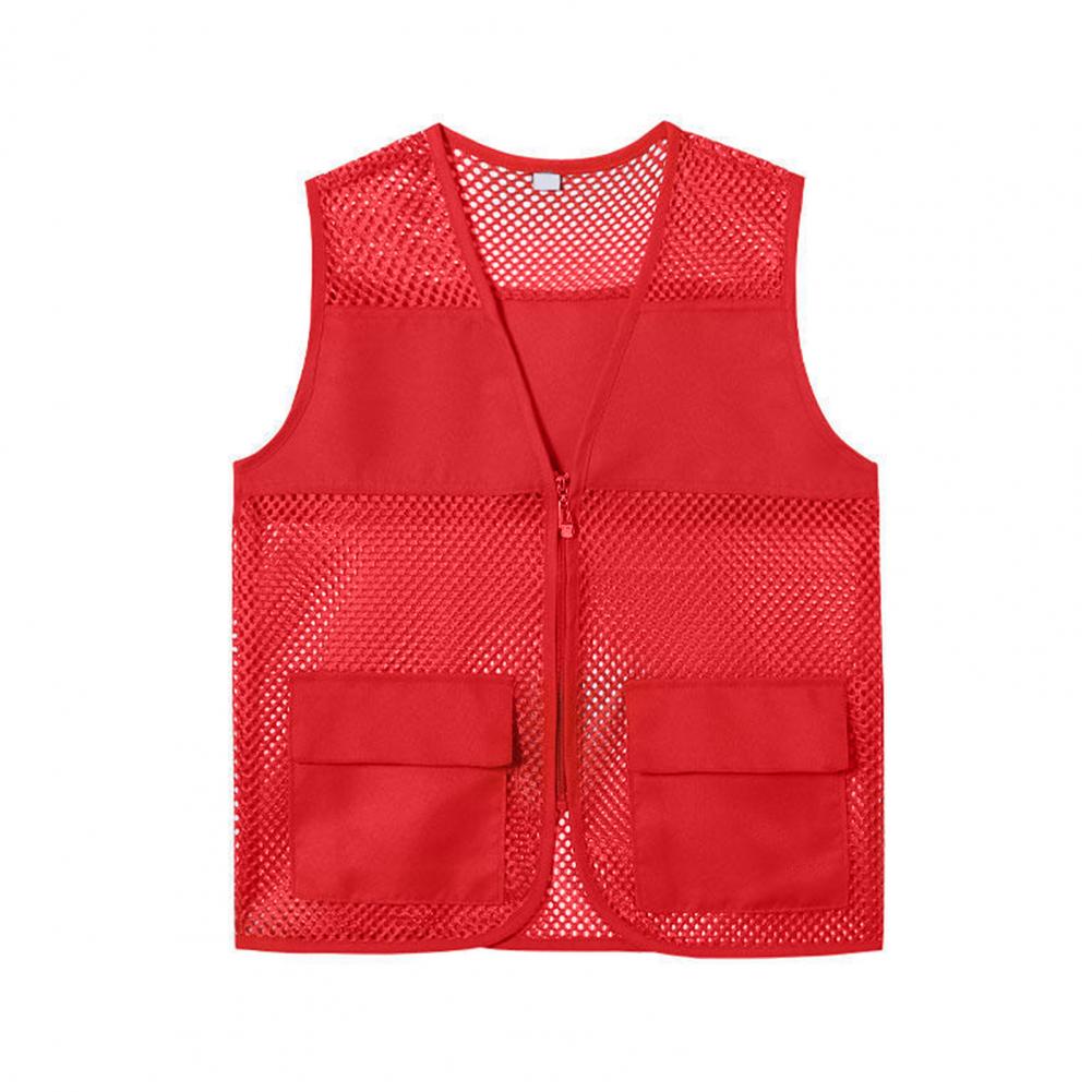 Fishing Kit Compact - 낚시 조끼, 속이 비치는 지퍼 플래킷,