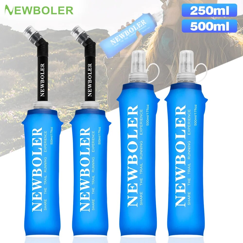 Water Bag Collapsible - NEWBOLER 250ml 500ml 물병 TPU 접이식