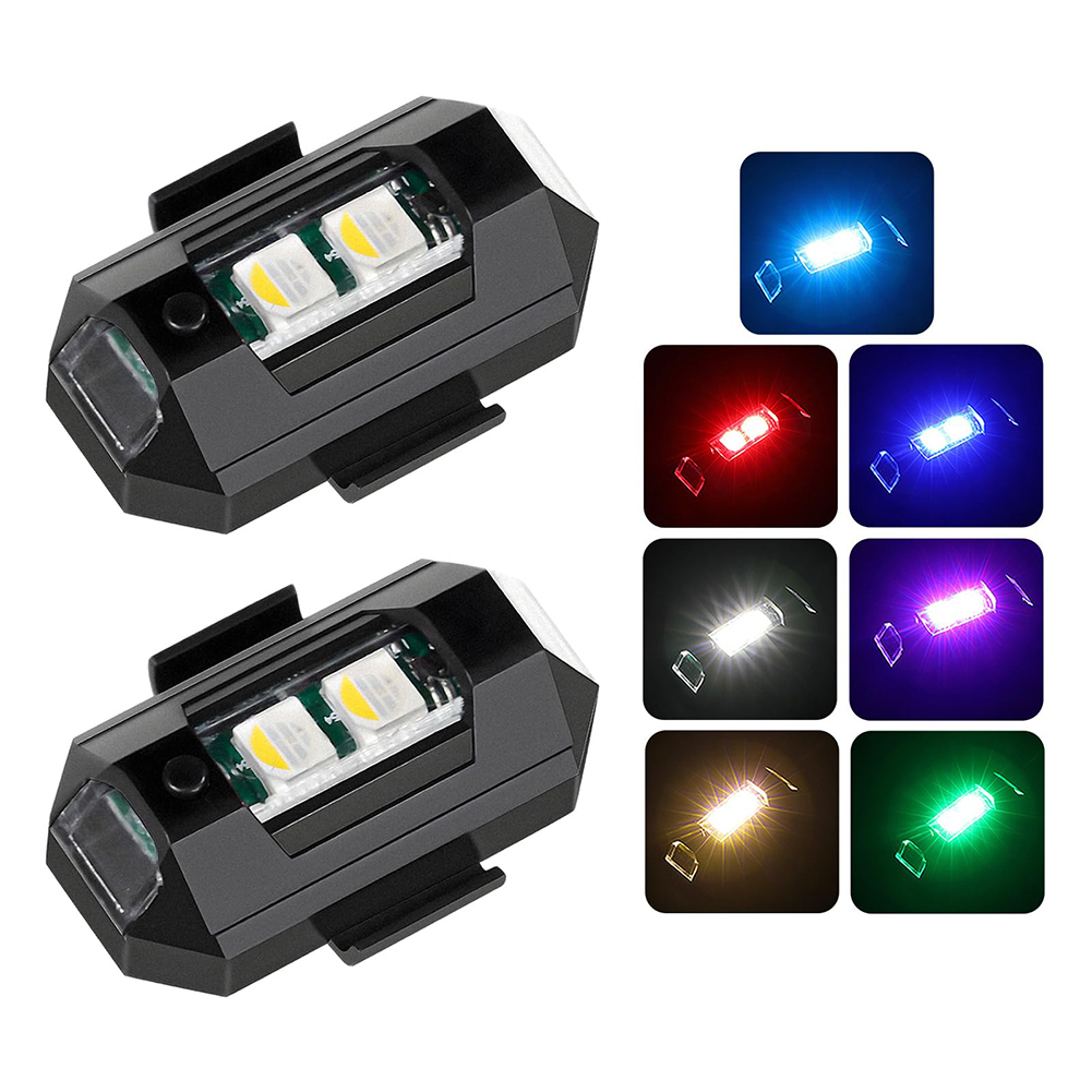 Sos Light Strobe - 2PCS 미니 LED 스트로브 조명 장식,