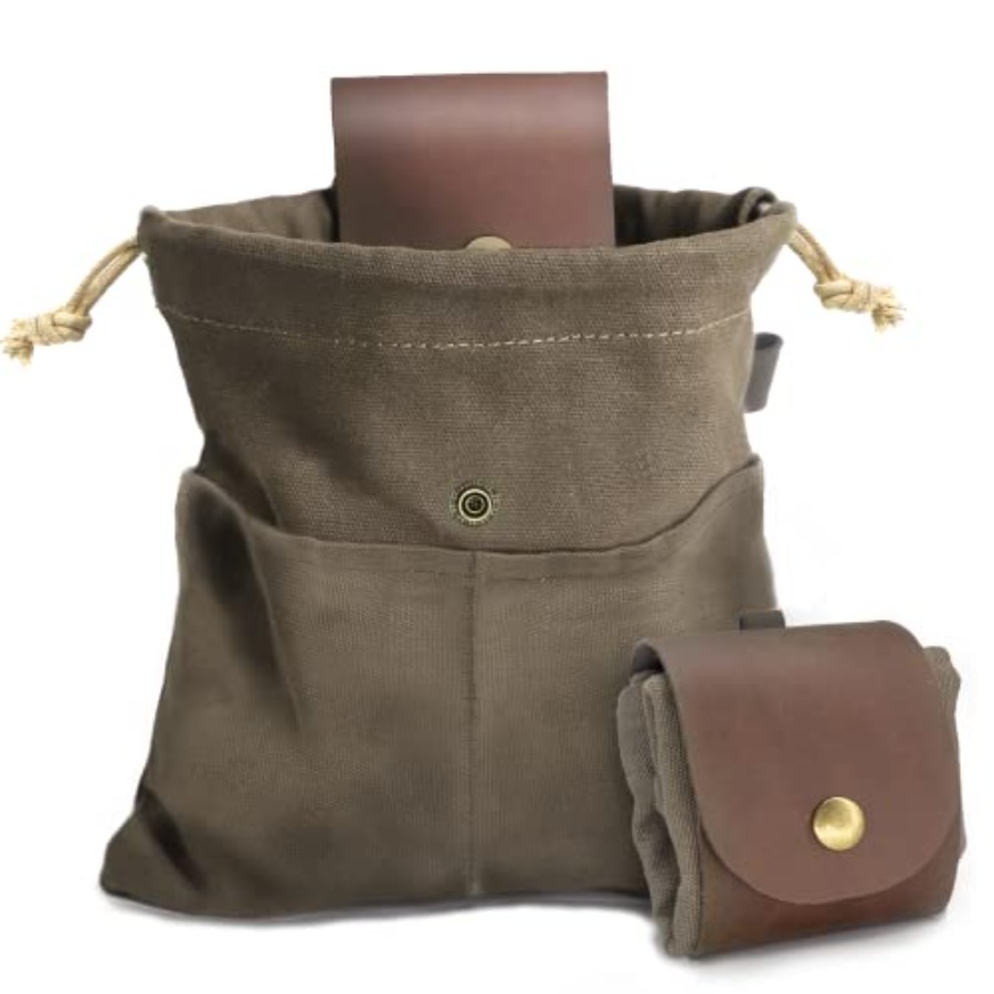 Water Bag Collapsible - 포레징 파우치 가죽 캔버스 접이식 가방