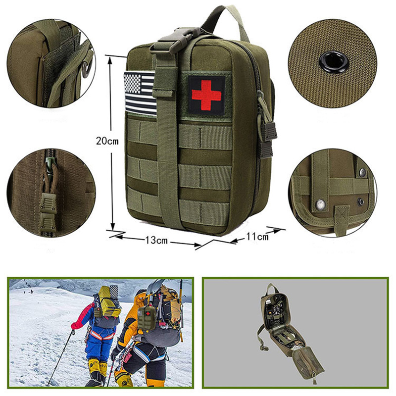 생존 응급 처치 키트 생존 풀 세트 Molle 야외 장 - Bivy Bag Emergency 리뷰 및 가격