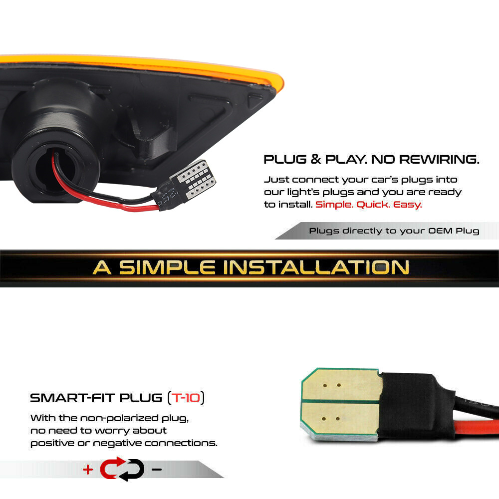 2개입 자동차 LED 전면 사이드 마커 방향 지시등 주 - Signal Flare Kit 리뷰 및 가격