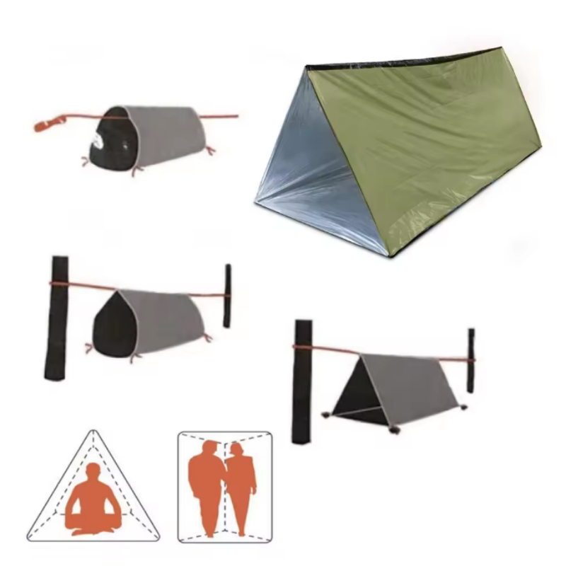 방수 재사용 가능 2인용 마일라 비상 튜브 텐트 야외  - Emergency Mylar Tent 리뷰 및 가격