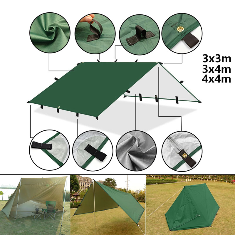 야외 배낭 여행 방수 캠핑 차양 차양, 4x4m, 4x - Emergency Mylar Tent 리뷰 및 가격