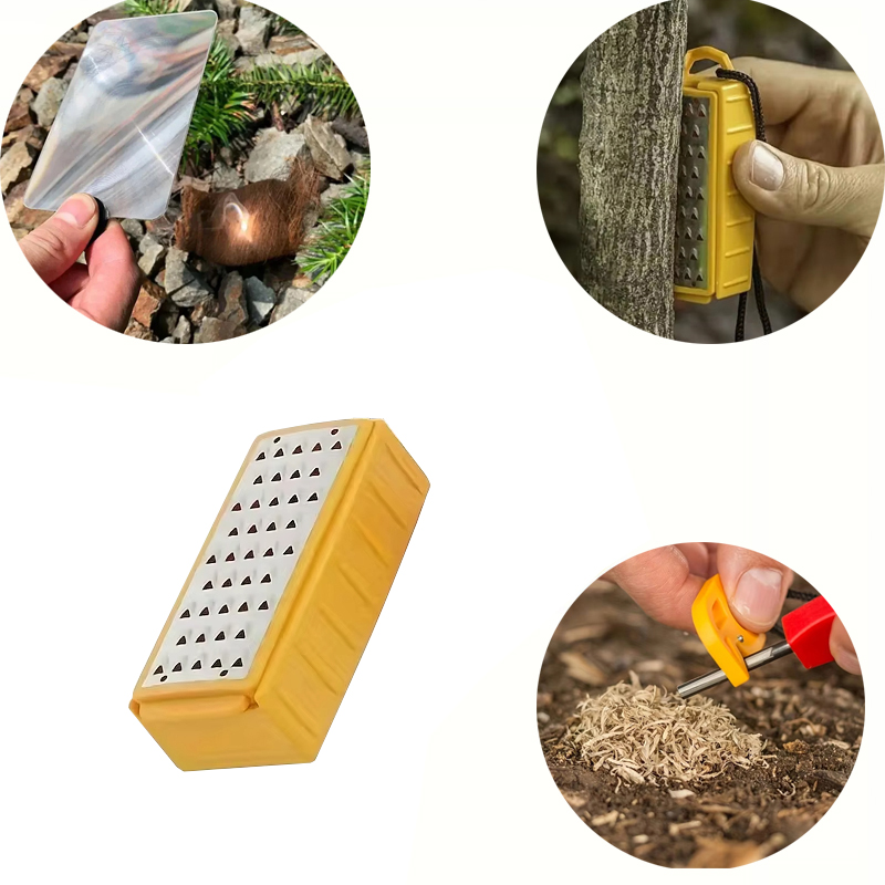 야외용 확대경 카드 파이어 스타터 생존 캠핑 도구 틴더 - Fire Starting Kit 리뷰 및 가격