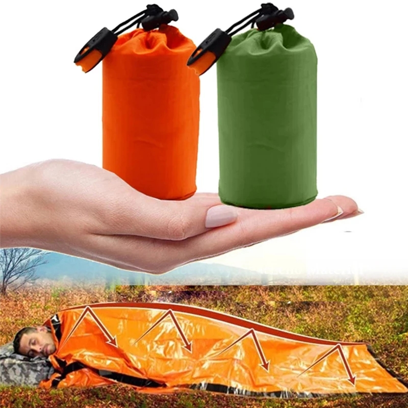 휴대용 방수 응급 서바이벌 침낭 하이킹 캠핑 장비 보온 - Bivy Bag Emergency 리뷰 및 가격