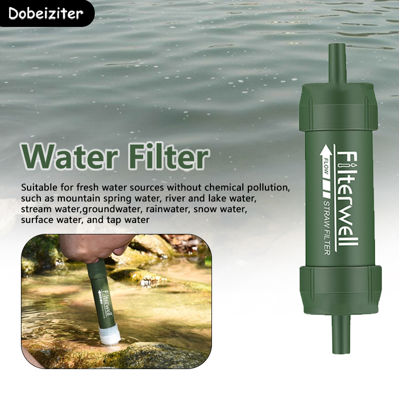미니 워터 필터 스트로우 휴대용 야외 비상 정수 미크론 - Water Purification Straw 리뷰 및 가격