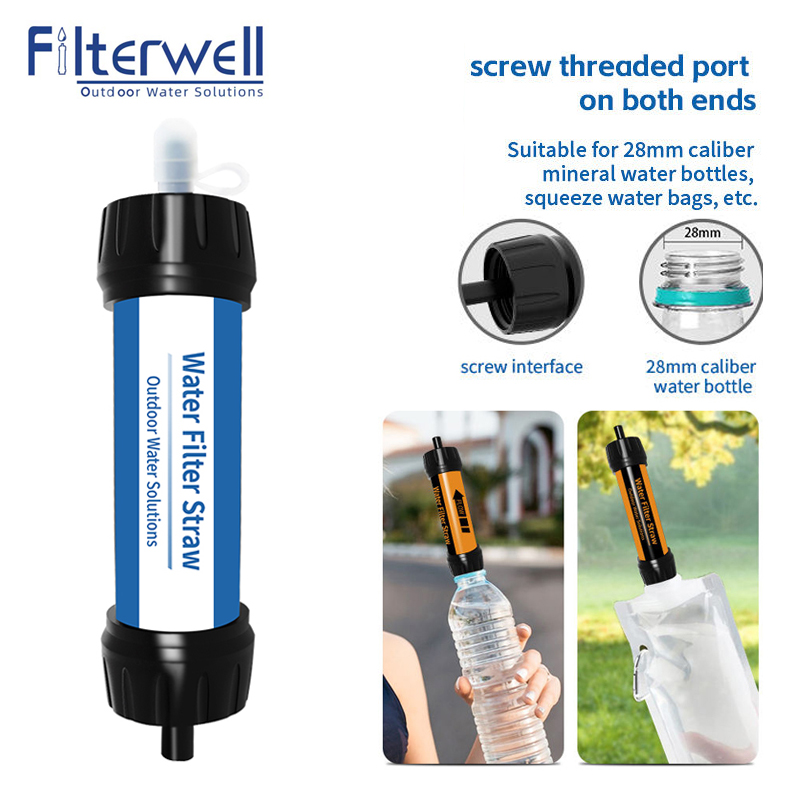 Filterwell 캠핑 필터 물 밀짚 미니 시스템 관 - Water Purification Straw 리뷰 및 가격