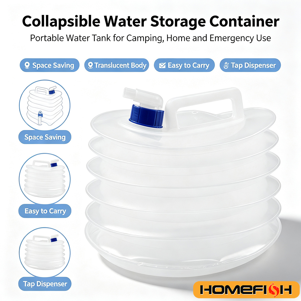 휴대용 접이식 물 저장통 5/10/15L 비상용 야외  - Water Bag Collapsible 리뷰 및 가격