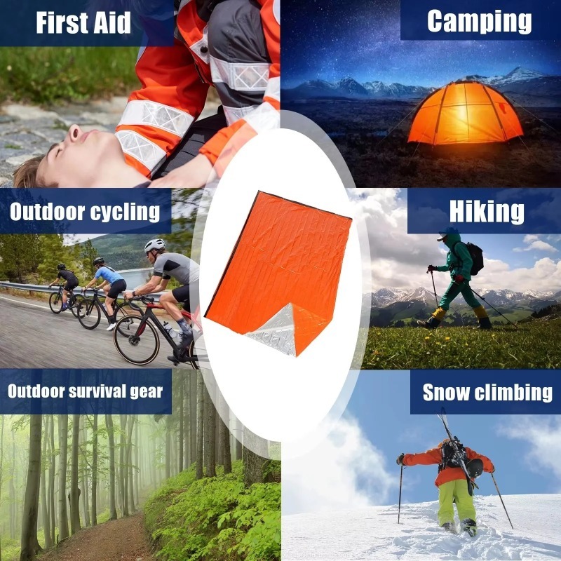 휴대용 방수 비상 생존 침낭 하이킹 캠핑 장비 보온 비 - Bivy Bag Emergency 리뷰 및 가격