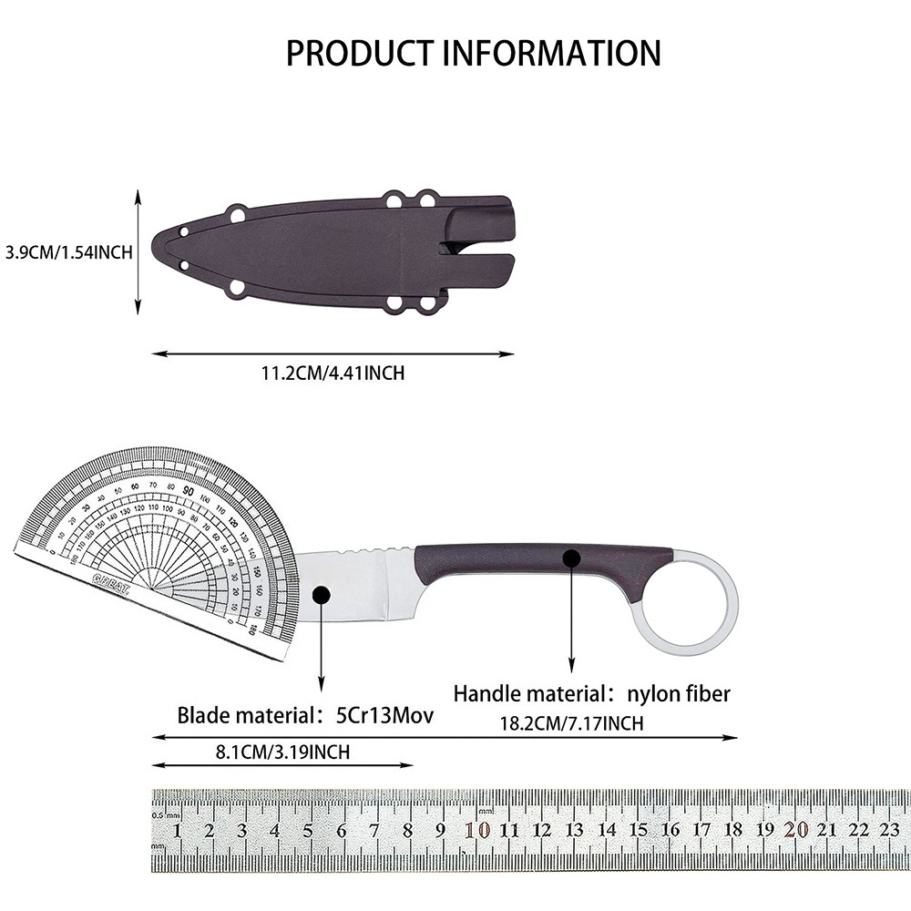 20AZ 야생 모험 정글 등반 캠핑 고정식 칼 실용적인 - Bushcraft Knife Fixed 리뷰 및 가격
