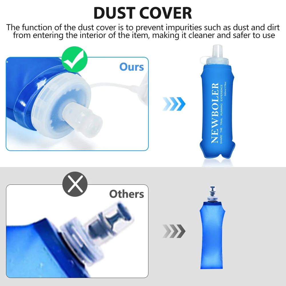 NEWBOLER 300/500ML 물병 TPU 접이식  - Water Bag Collapsible 리뷰 및 가격
