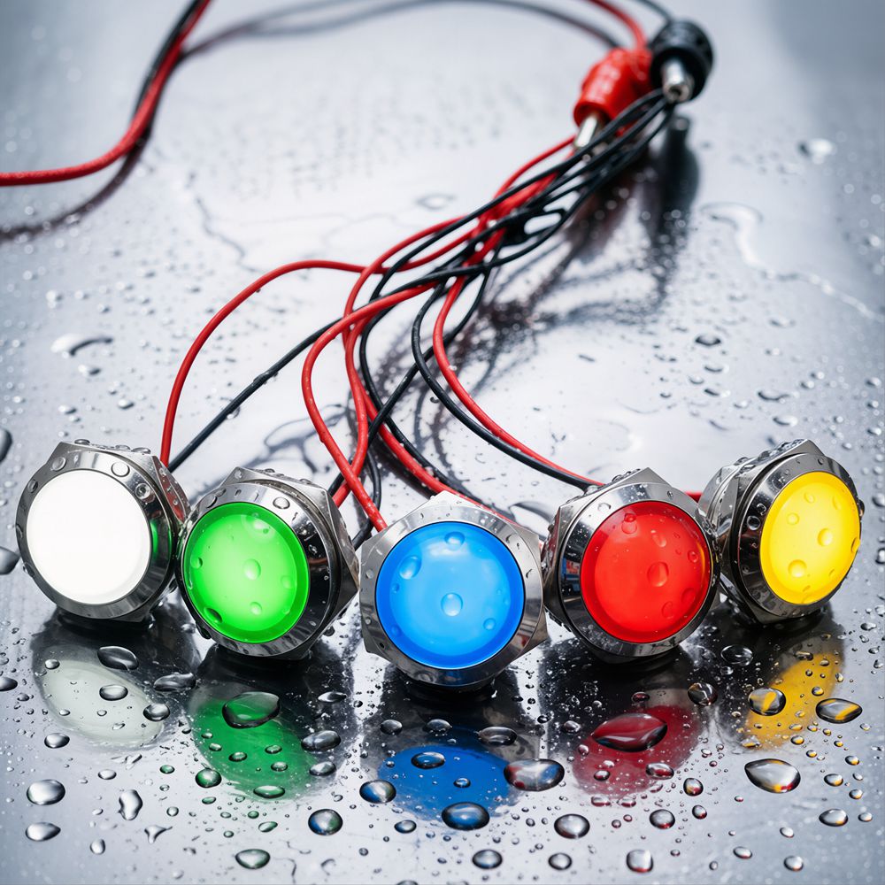 금속 LED 표시등 12mm 16mm 19mm 22mm - Signal Panel Orange 리뷰 및 가격