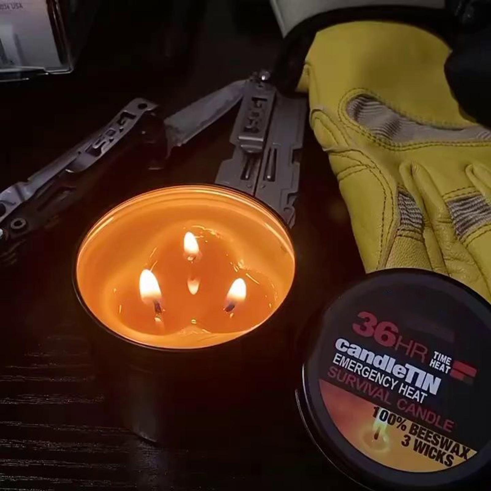 긴 연소 캔들 캠핑 캔들 (병 포함) 36시간 장시간  - Fire Starting Kit 리뷰 및 가격