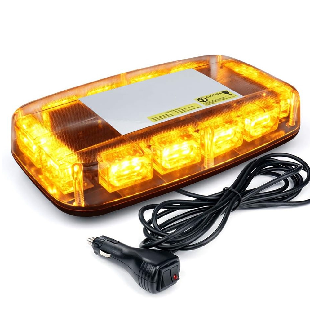 48 LED 황색 자동차 루프 스트로브 라이트 자동차  - Sos Light Strobe 리뷰 및 가격