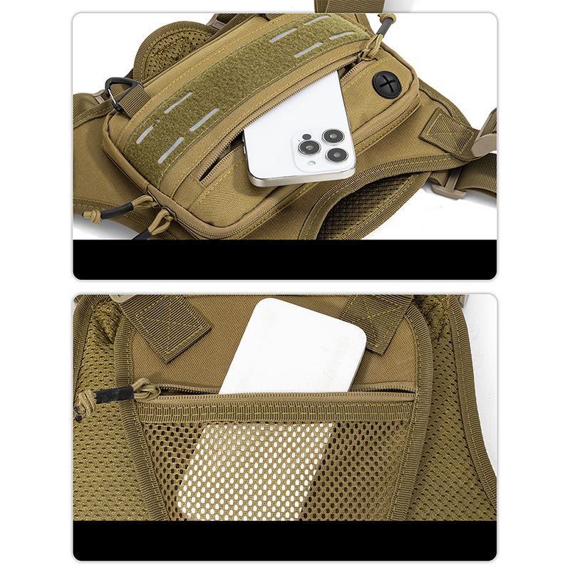전술용 앞가슴 가방 조끼 캠핑 사냥 숄더백 남성 낚시  - Fishing Kit Compact 리뷰 및 가격