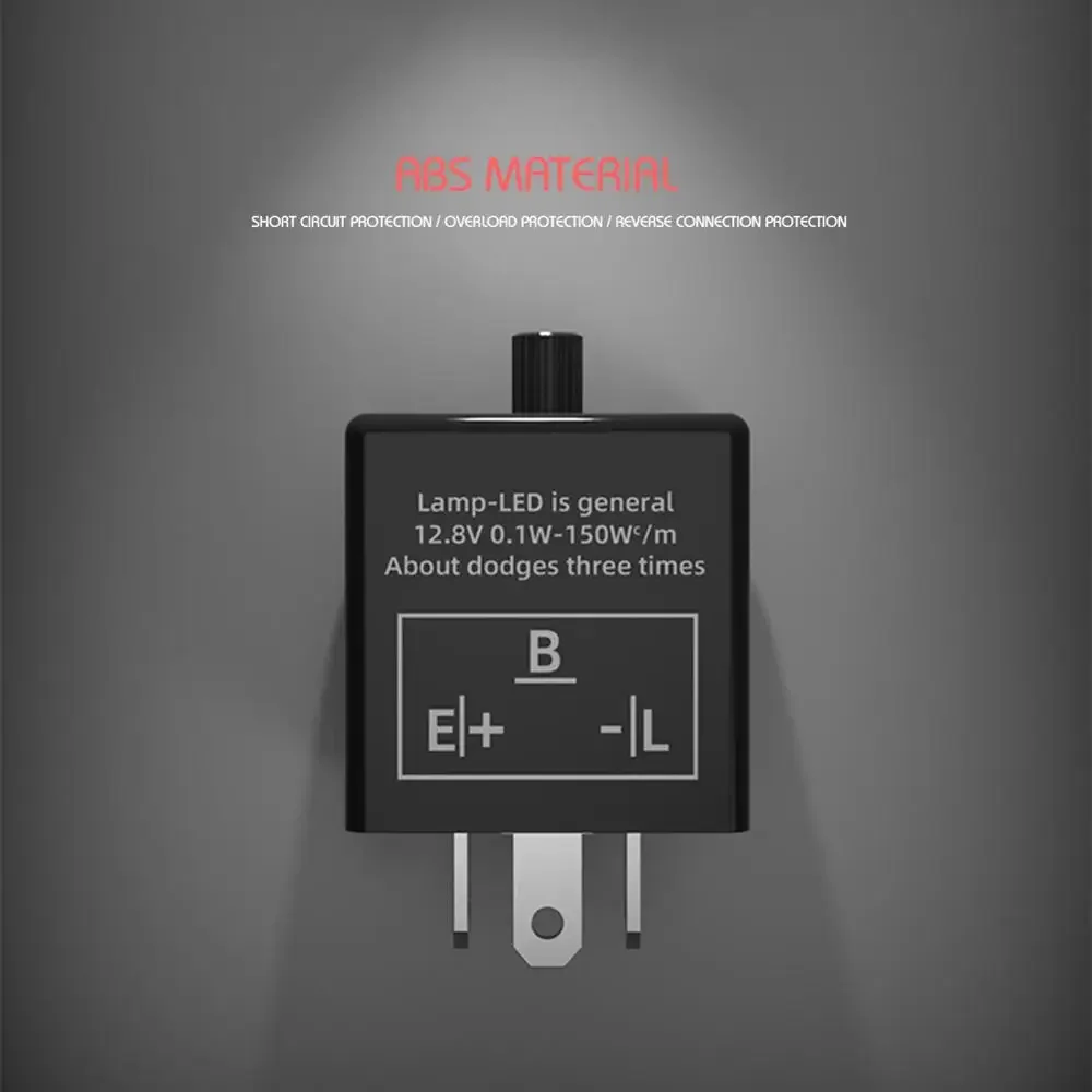 12v 3핀 조정 가능한 LED 플래셔 릴레이 오토바이 - Sos Light Strobe 리뷰 및 가격
