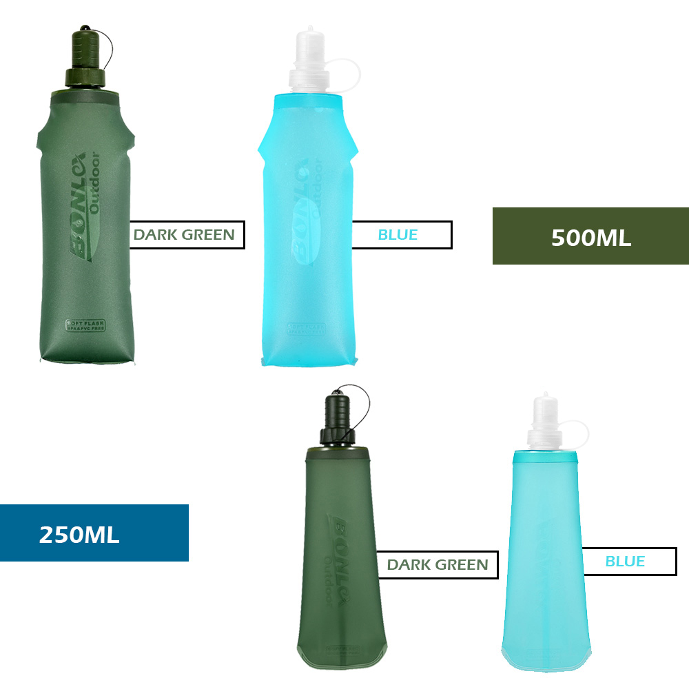 250ml 500ml 접이식 물주머니 하이킹, 자전거  - Water Bag Collapsible 리뷰 및 가격