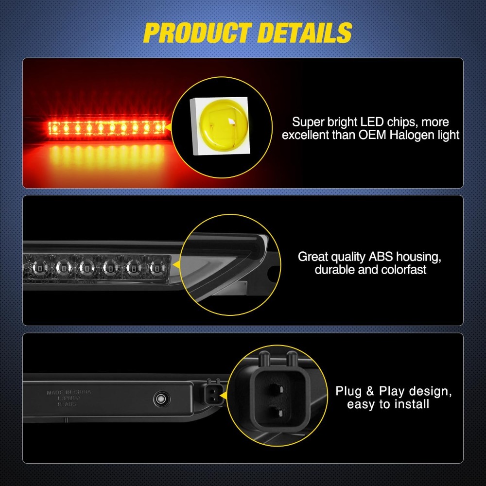 Nilight LED 세 번째 브레이크 라이트, Dod - Compass Lensatic 리뷰 및 가격