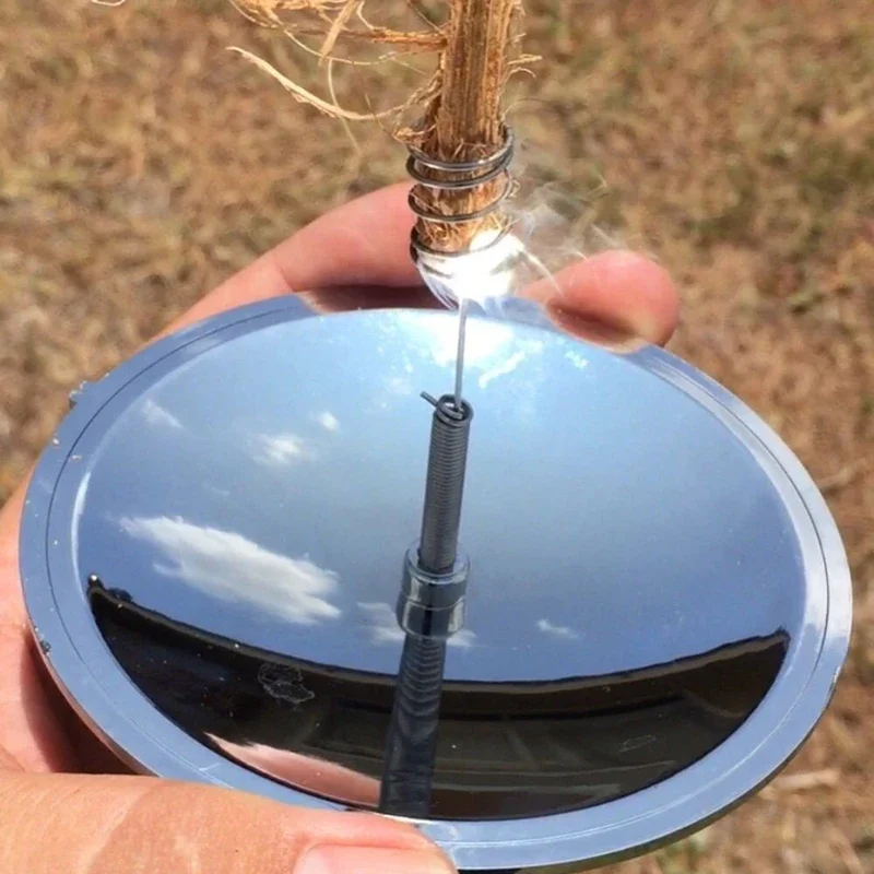 1PC 야외 태양 라이터 캠핑 생존 화재 렌즈 햇빛 초 - Fire Starting Kit 리뷰 및 가격