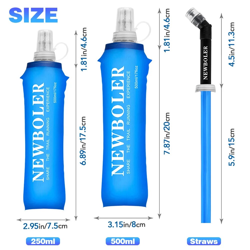 NEWBOLER 250ml 500ml 물병 TPU 접이 - Water Bag Collapsible 리뷰 및 가격