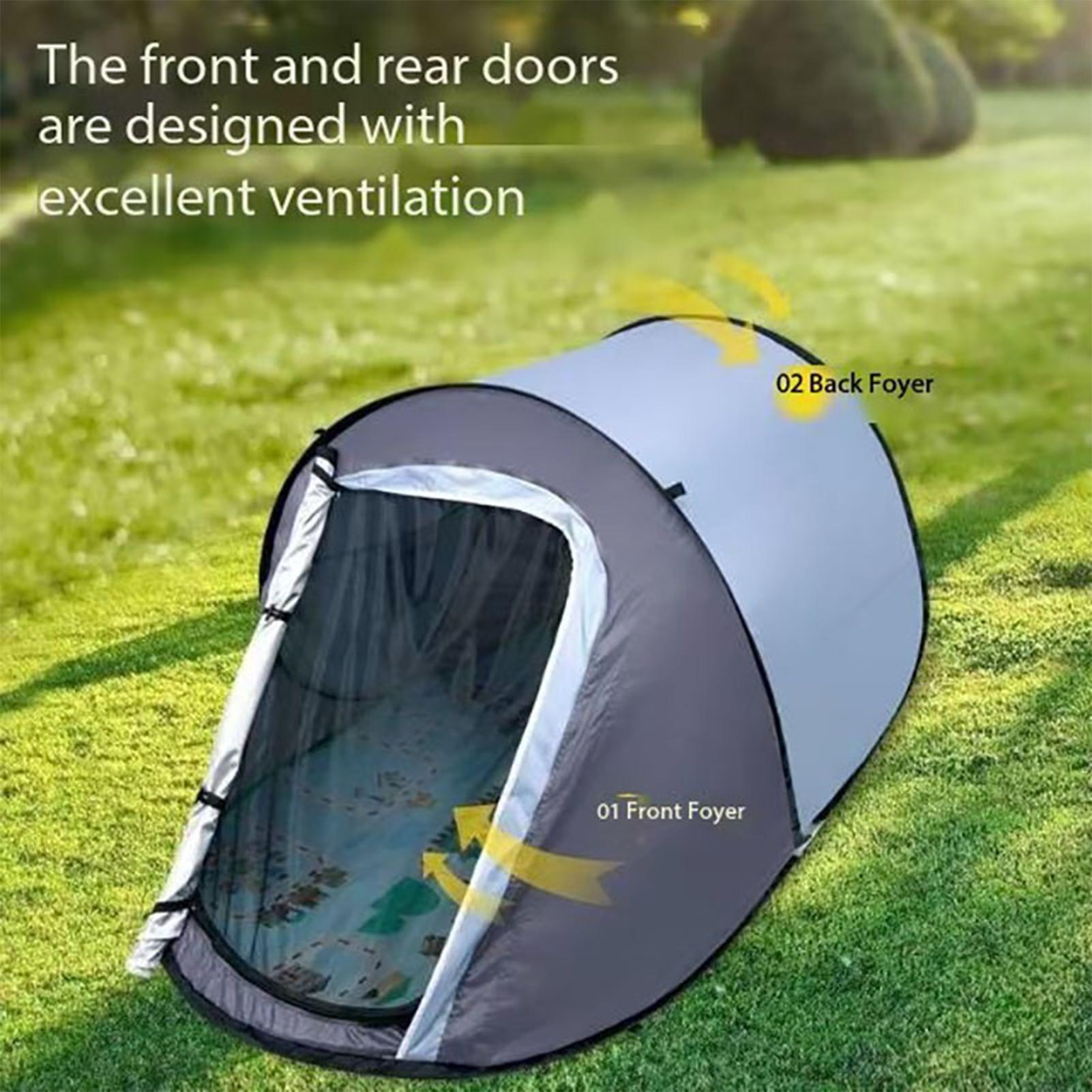 핸드 스로우 자동 개방 캠핑 텐트 1-2인용 방풍 모기 - Emergency Mylar Tent 리뷰 및 가격