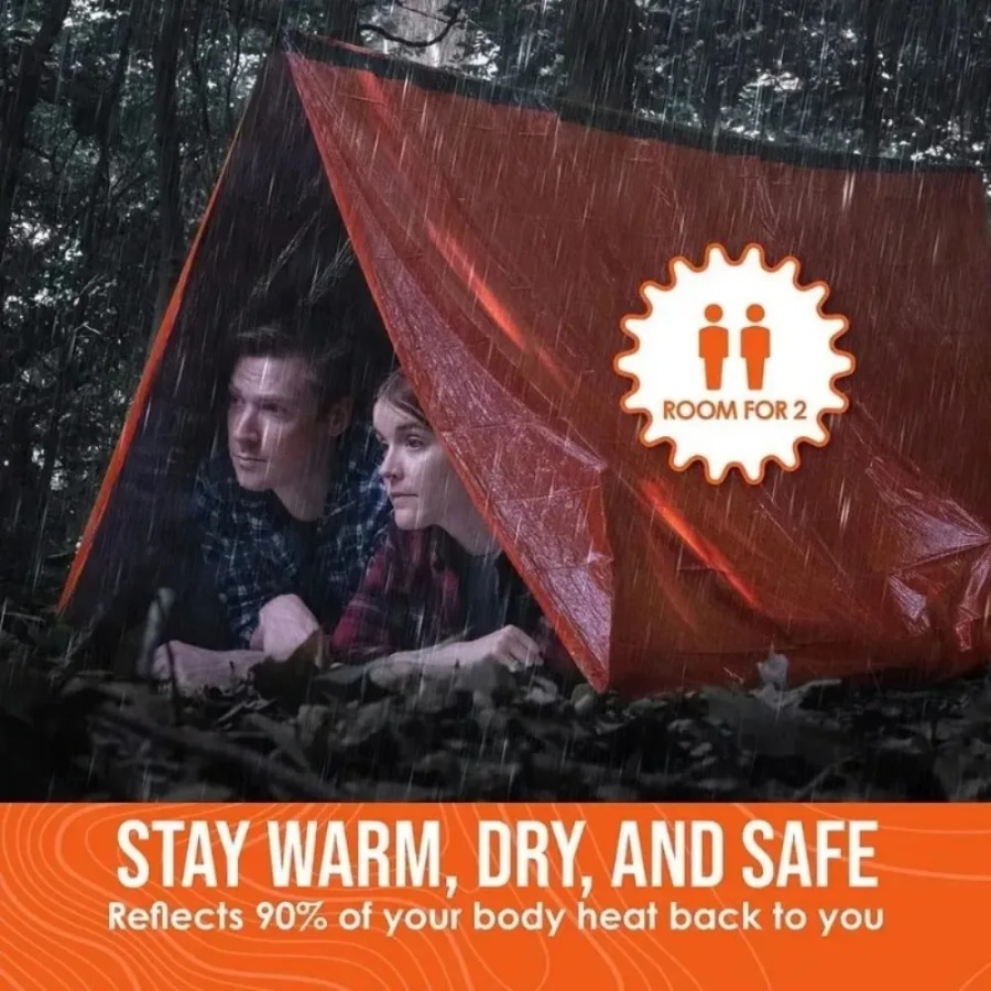 1PC 비 방지 비상 침낭 - 방수 텐트 키트, 비상  - Emergency Mylar Tent 리뷰 및 가격