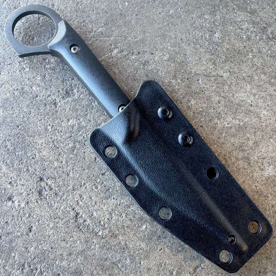 블랙 고정 블레이드 나이프 5Cr13Mov 블레이드 A - Bushcraft Knife Fixed 리뷰 및 가격