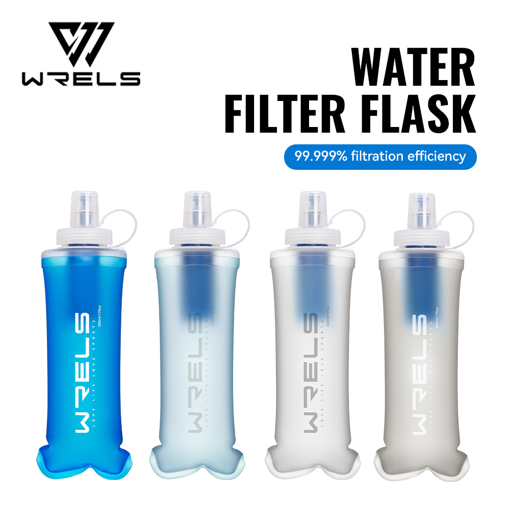 WRELS 워터 필터 병 접이식 소프트 물병 필터 포함 - Water Bag Collapsible 리뷰 및 가격