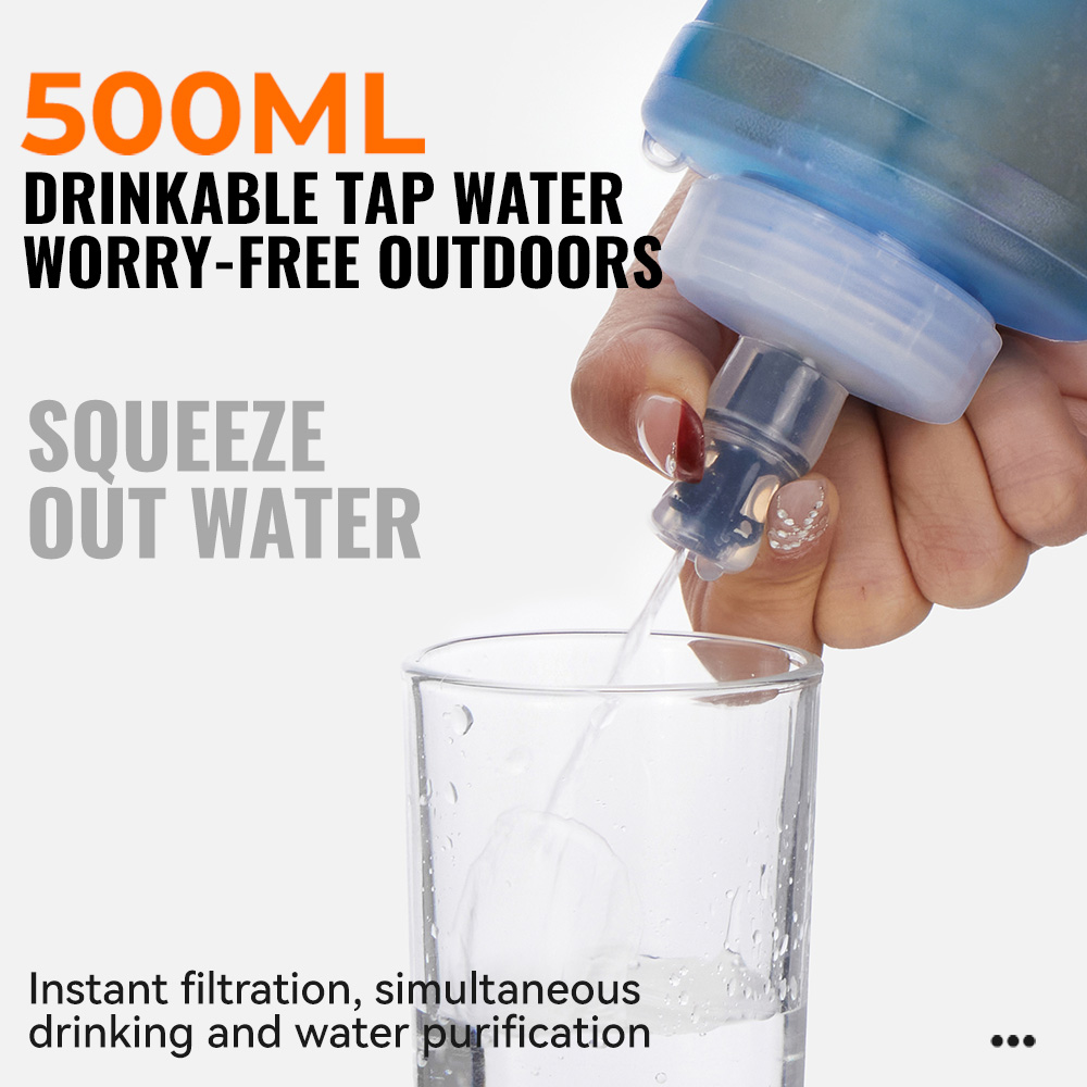 WRELS 워터 필터 병 접이식 소프트 물병 필터 포함 - Water Bag Collapsible 리뷰 및 가격
