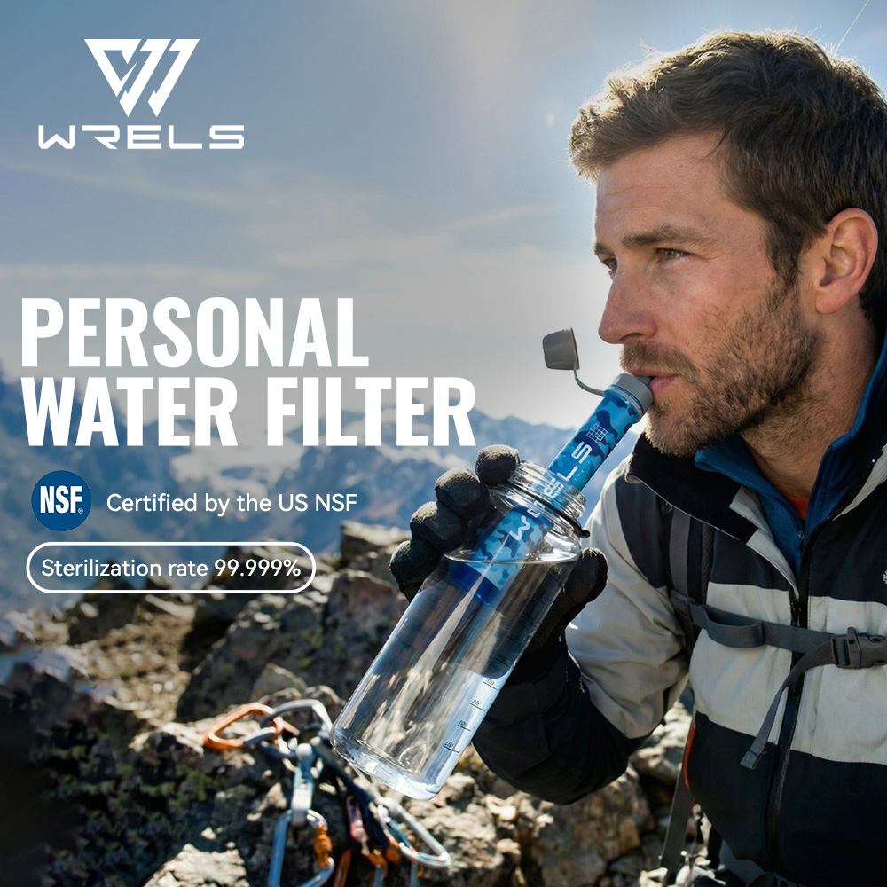 WRELS 야외 휴대용 정수 필터 세트 생존 또는 비상 - Water Purification Straw 리뷰 및 가격