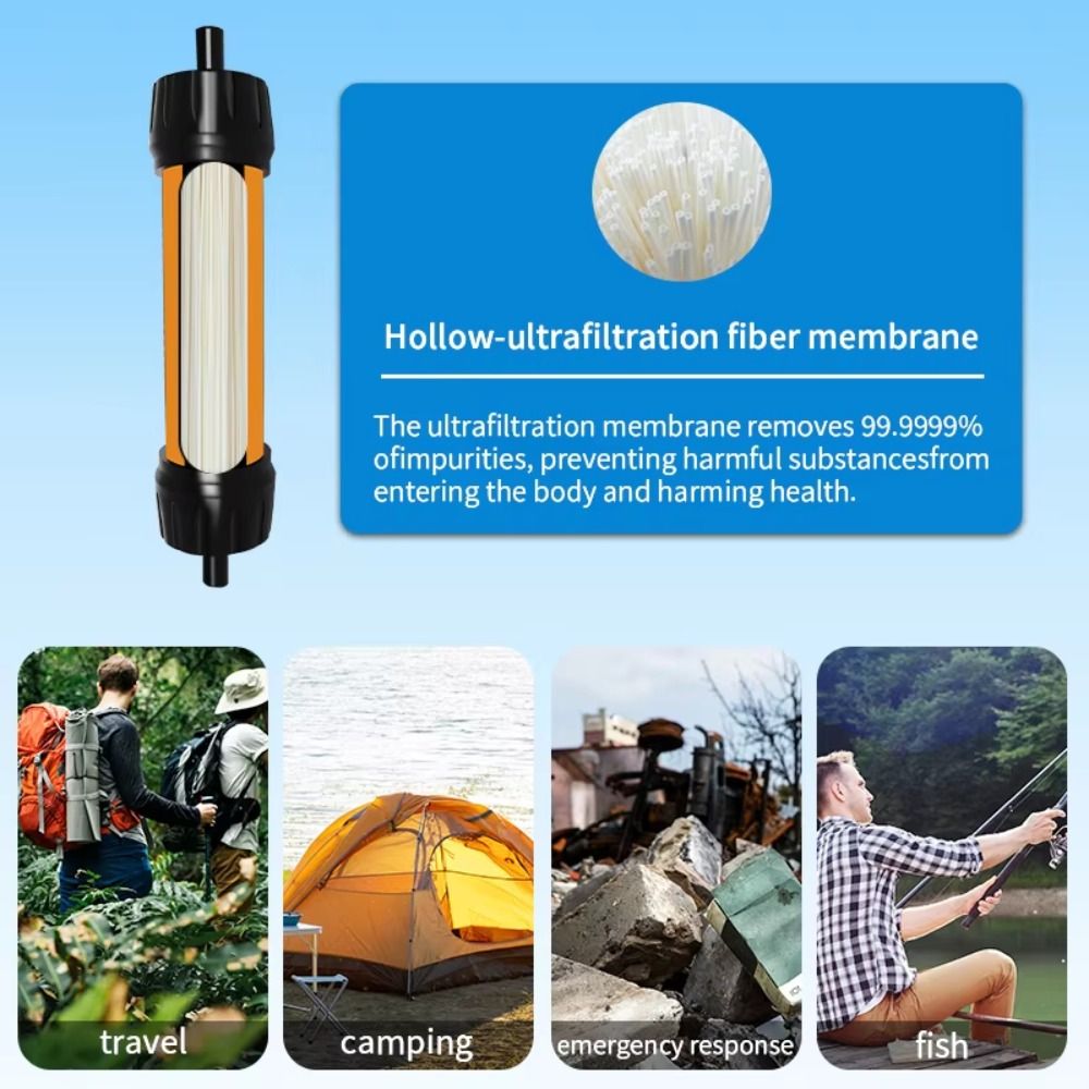 미니 미니 워터 필터 빨대 정수기 빨대 정화 워터 필터 - Water Purification Straw 리뷰 및 가격